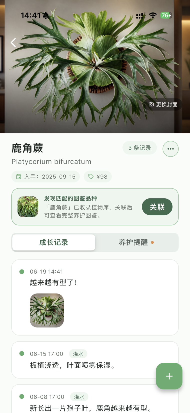 植株成长时光轴